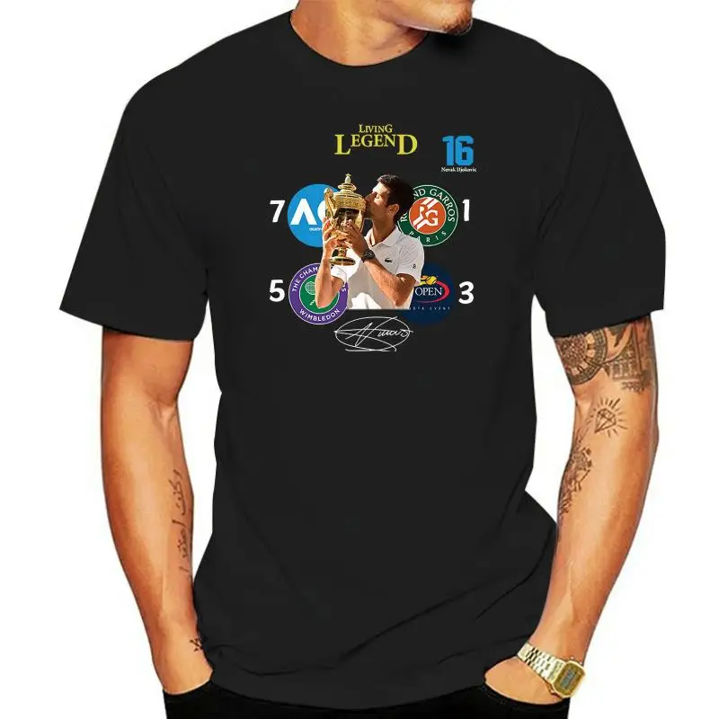 

Novak Djokovic Victory Living Legend Unisex T Shirt Vintage Tee Shirt Funny