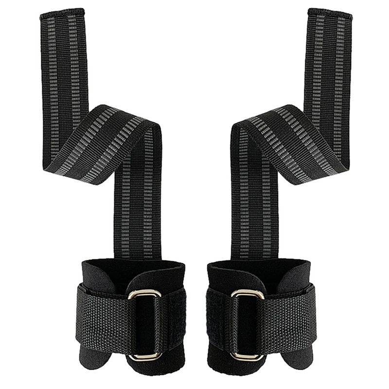 

NEW-2Pcs Wrist Wraps Non-Slip Wrist Straps Lifting Weight Aids Strength Training Straps For Bodybuilding Fitness