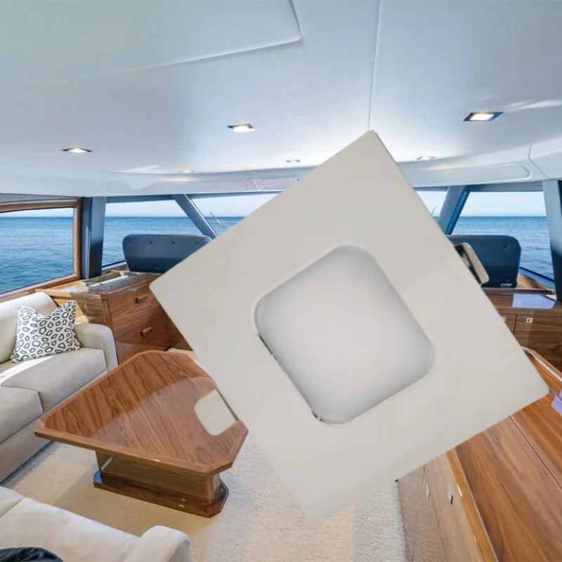 3 Вт 6 IP67 квадратный ультратонкий караван автофургон ванная комната морская яхта