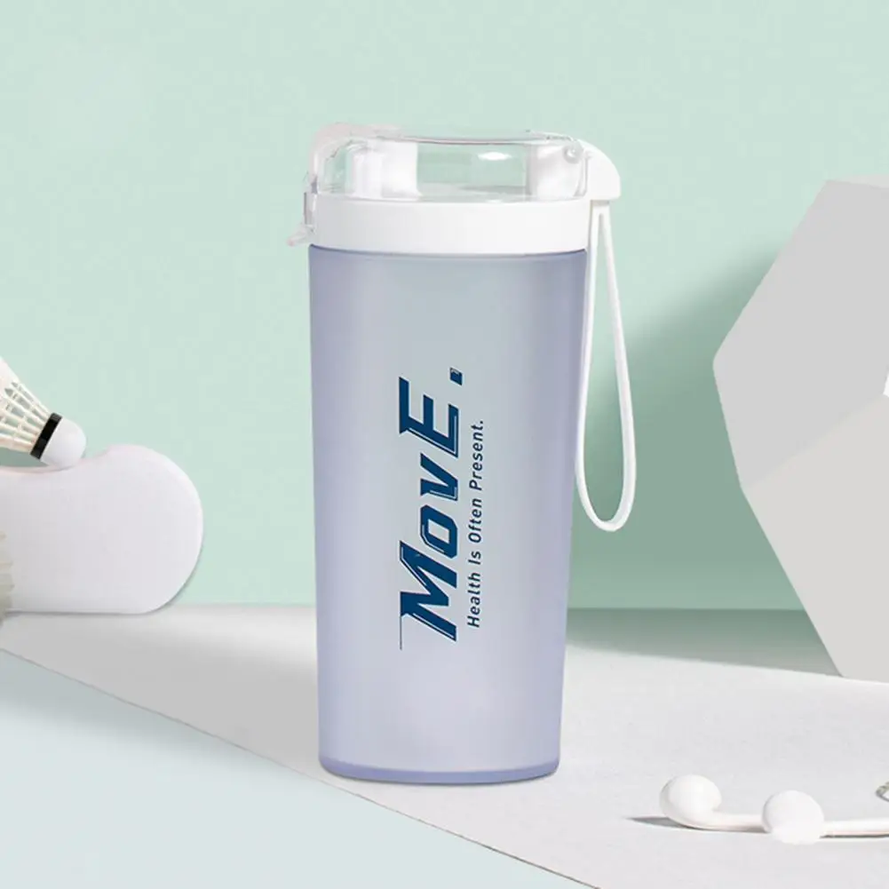 

1 Set Juice Drinking Cup Universal Built-in Mixing Ball Comfortable Handle for Hiking Milkshake Glass Shaker Bottle