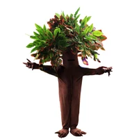 custom tree mascot costume fursuit simulation leaves tree mascot walking puppet animal costume