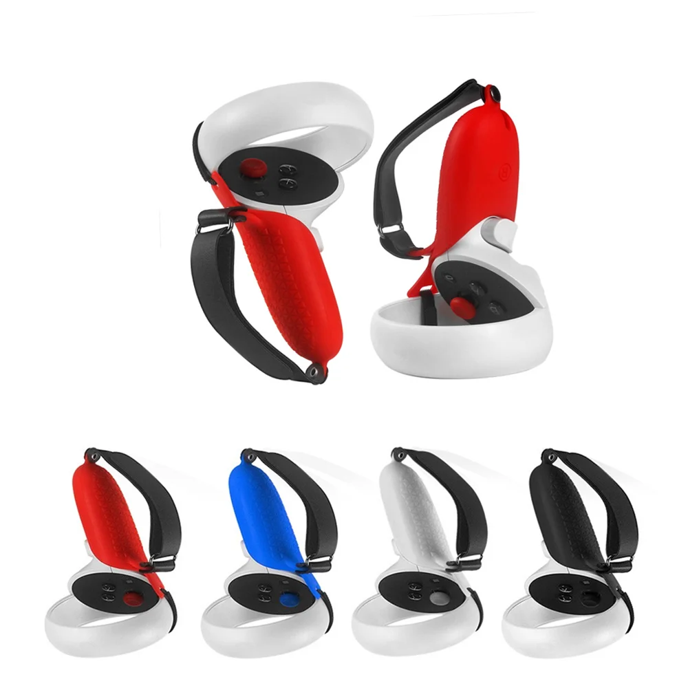 

Новый защитный чехол виртуальной реальности для Oculus Quest 2, силиконовый чехол с сенсорным контроллером для Oculus Quest 2, аксессуары