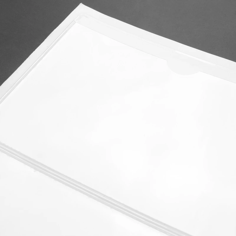 

30Pcs Self-Adhesive Index Card Holder With Top Open Business Card Organizer Label Holder Library Card Pockets 9.5X13.5Cm