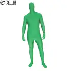 Кожаный костюм для фото эластичный корпус зеленый экран костюм видео Chroma Key плотный костюм удобный Невидимый эффект Аксессуары для фотографии