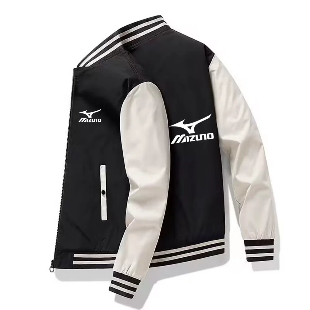 

Mizuno Men's Luxury Brand Jacket Men's Outdoor Sports Jacket 2023 New Fashion Casual High Quality Brand Baseball Jacket