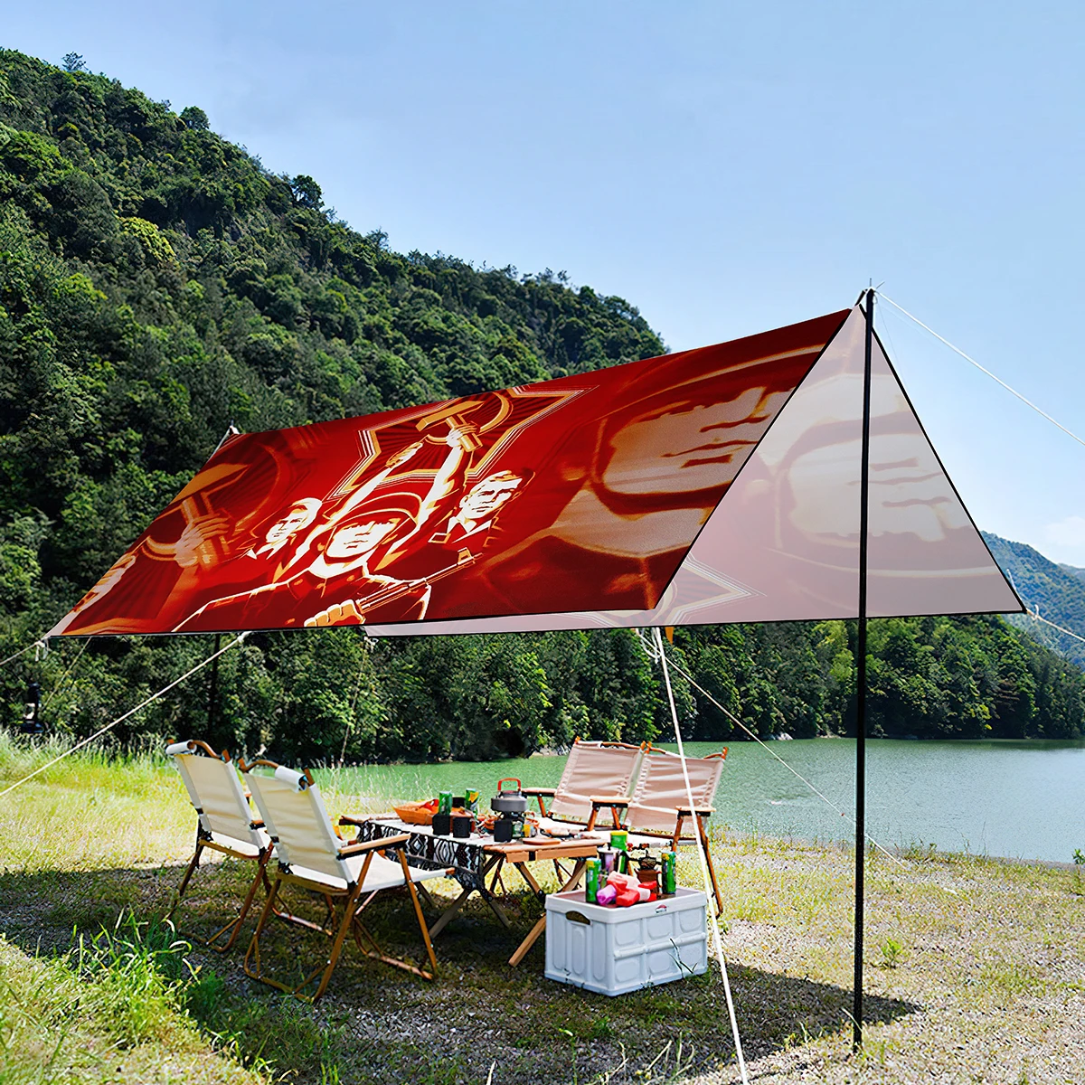 Козырек от солнца CCCP для семейного сада водонепроницаемая УФ-стойкая легкая