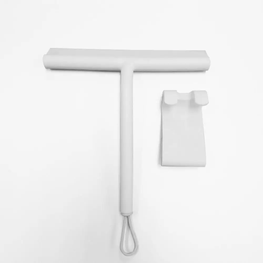 

Экономичный силиконовый скребок для душа, мягкий скребок для чистки стекла, черный, белый, стиральный скребок для ванной комнаты