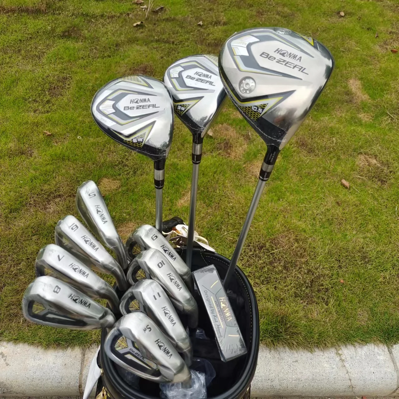 HONMA Golf Club Bezeal 525 Series Men's Golf Set Complete Set Without Bag Delivery Head Cover