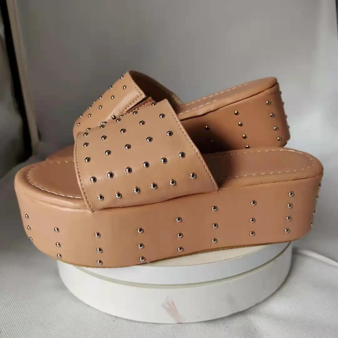 

Wedge Slippers Women Shoes 2022 Summer Peep Toe Sandals Fashion Platform Slippers Outdoor Casual Flip Flops Sandalias De Mujer