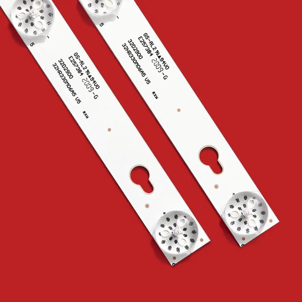 

New 2pcs/set 6LED(6V) 560mm LED Backlight Strip for L32P1A 4C-LB3206-HR03J HR01J 32D2900 32HR330M06A5 V5