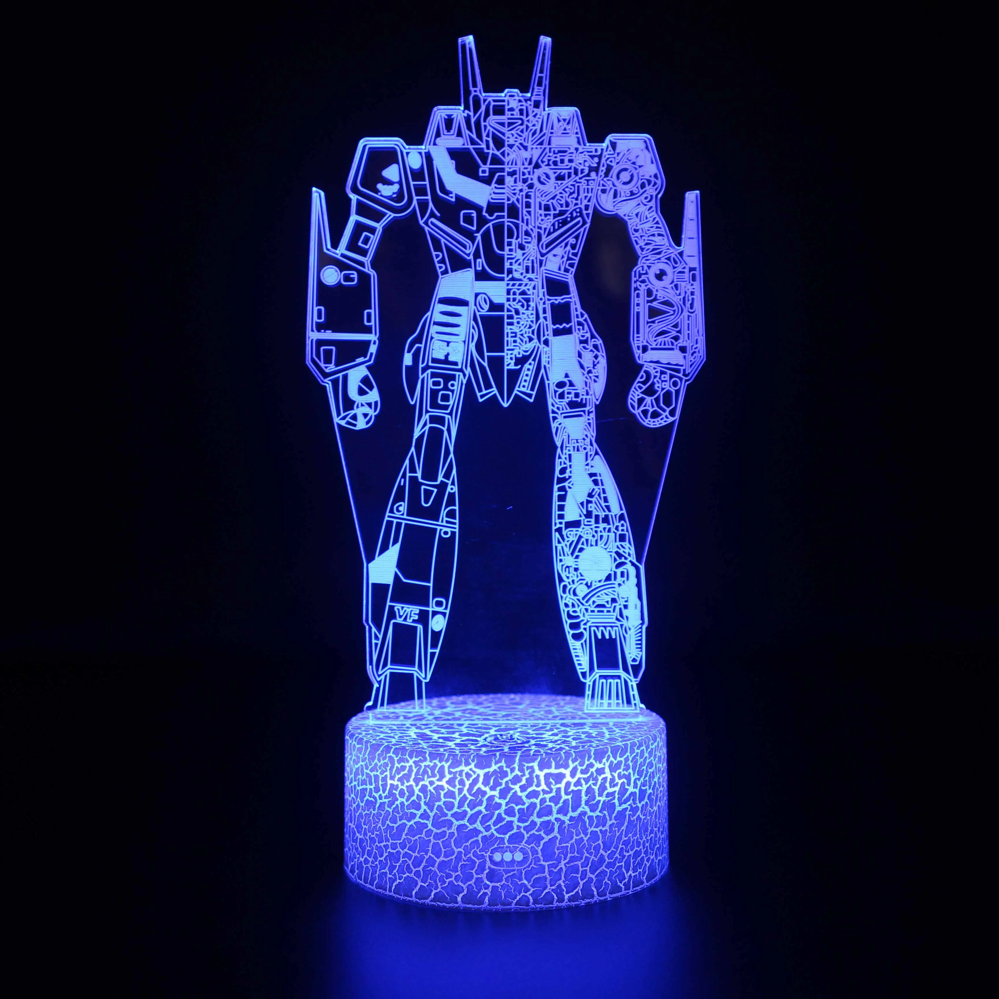 

Autobots Nightlight 3D Acrylic Illusion Lamp Transformers Logo LED Lighting Bedside Touch Light Birthday Gift for Kids Room Deco