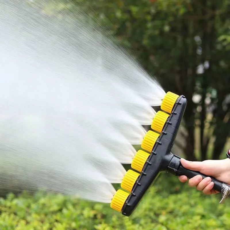 

Agriculture Atomizer 6 Nozzle Garden Watering Lawn Sprinkler Farm Vegetable Irrigation Adjustable Large Flow Watering Tool 3/6