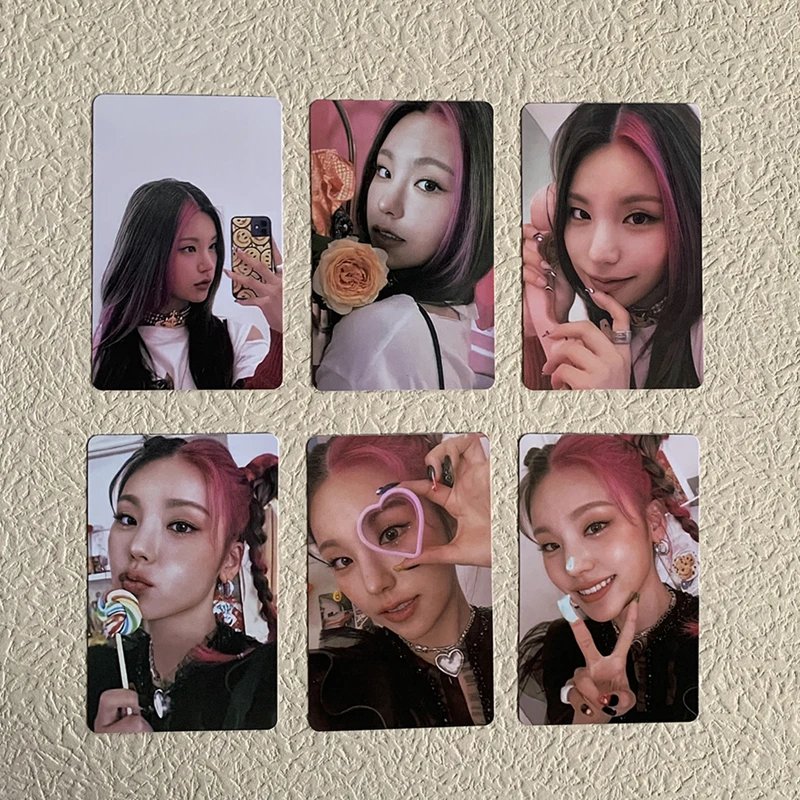 Фотооткрытки KPOP ITZY 6 шт./компл. новый альбом CRAZY IN LOVE самодельные ломо-карты HD