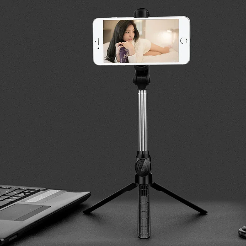 

Selfie Sticks 3 In 1 Wireless Bluetooth Selfie Stick Handheld Monopod Shutter Remote Foldable Mini Tripod for IPhone XR 8 X 7