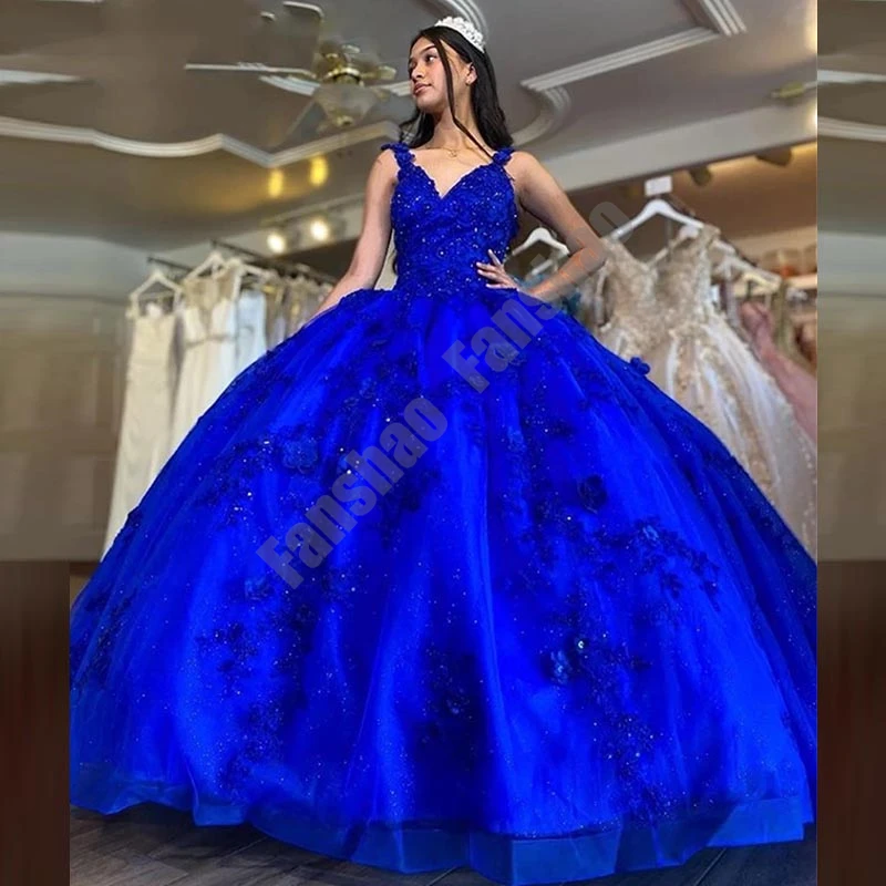 Реально скромное платье wd612 Quinceanera на тонких бретельках блестящее для выпускного