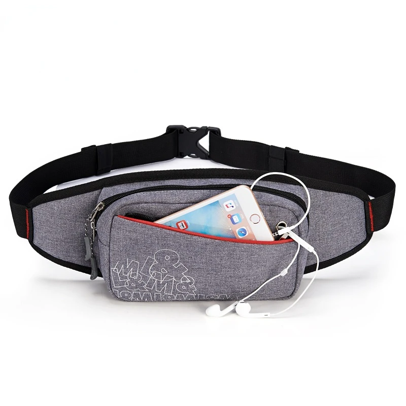 

Waist Fanny Pack Chest Bags Bum Bag with Adjustable Buckle Strap for Men Women Double Zipper Pockets for Hiking Travel Outdoor