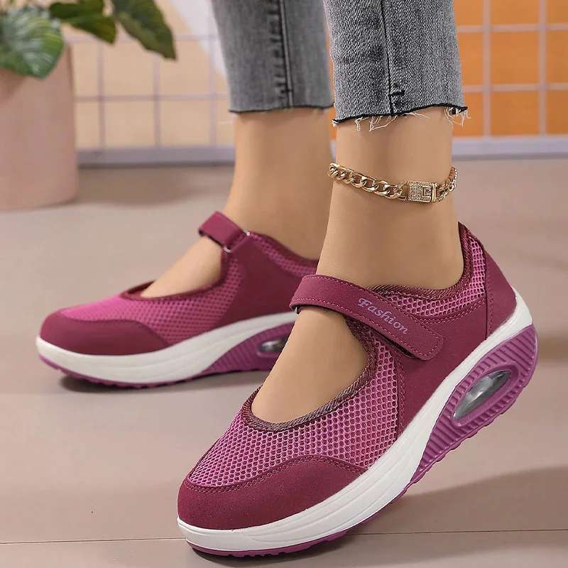 2023 Women's Shoes Casual AIr Mesh Breathable Athletic Air Cushion Shoes Maternity Shoes Spring  Autumn Women Shoes Soft Soles