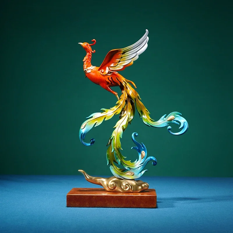 Медный дракон Феникс Чэнксиан Орнамент