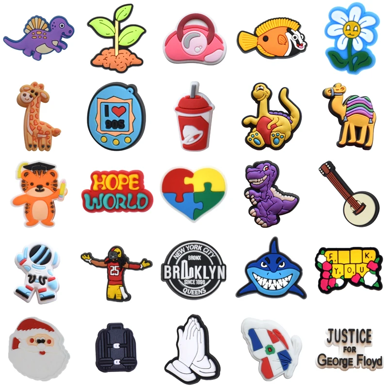 

Packs Shoes Accessories Shoe Charms Gifts Set Jeans Women Charm Wholesale Bulk Decorations for Crocs Men Kids Girl Para Pins Boy