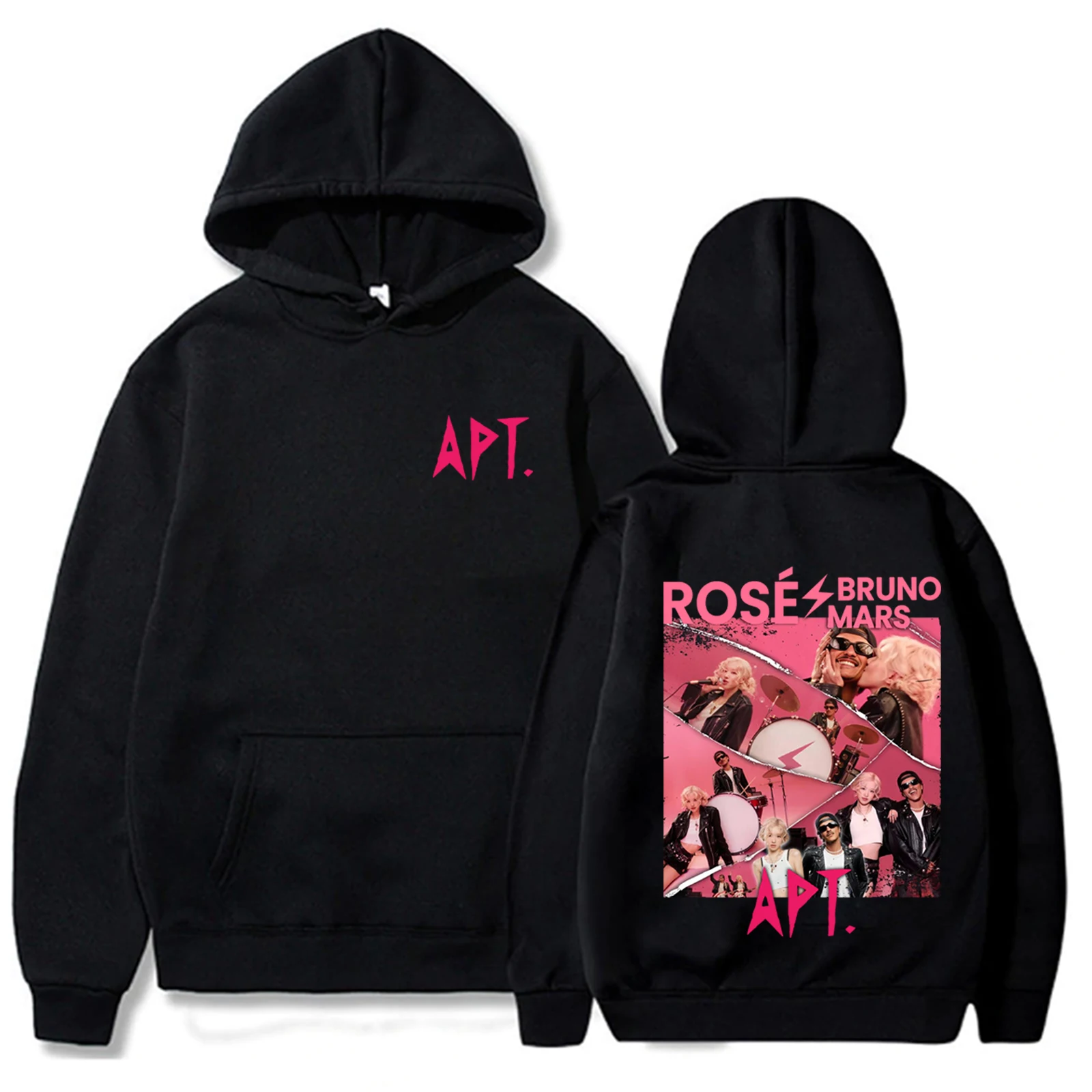 Толстовка с капюшоном Rose Bruno Mars APT женские толстовки Rosie Album Merch уличная одежда