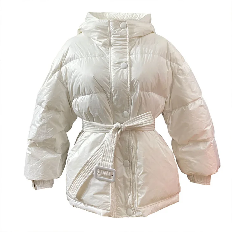 90% Ultra Light White Duck Down Jacket Women Short Down Coat Parkas Hooded Parkas Warm Female Snow Coats Outwear 2022 New Winter