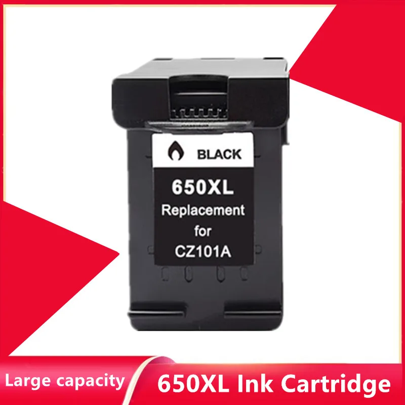 

Compatible Ink Cartridge 650XL Replacement for HP 650 XL for HP650 Deskjet 1015 1515 2515 2545 2645 3515 3545 4515 4645 printer