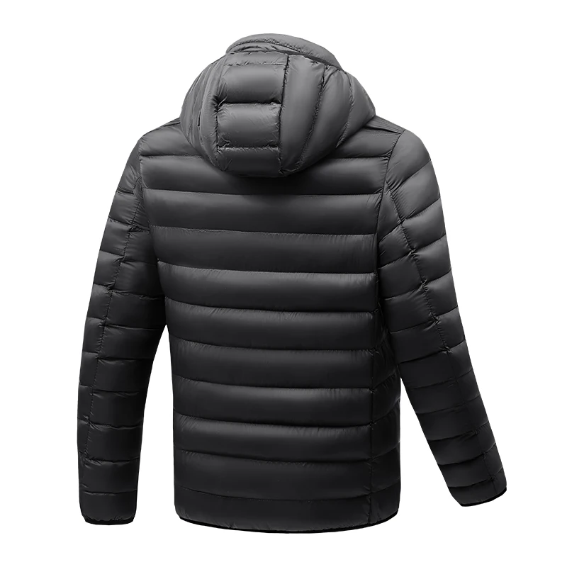 2023Intelligent temperature control USB rechargeable heated cotton jacket warm down cotton jacket electric heating jacket