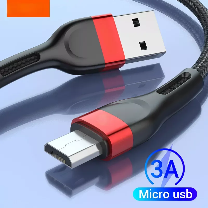 

Micro USB Fast Charging 3A Microusb Cord S7 Redmi Note 5 Pro Android Micro usb charger