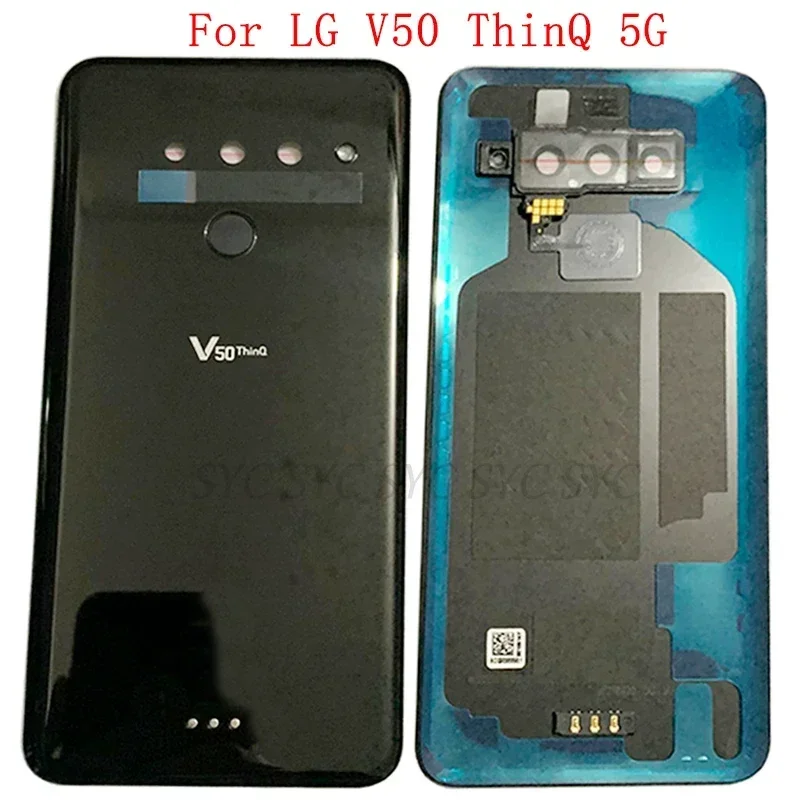 Задняя дверь крышка батарейного отсека для LG V50 ThinQ 5G LM-V500N задняя в Корейском