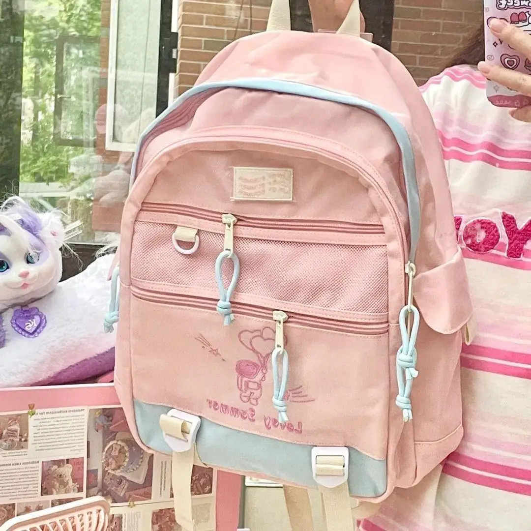 

Women's Good-looking Large Capacity Travel Backpack Cute Japanese Style Primary School Student Junior High SchoolBag Sanrio