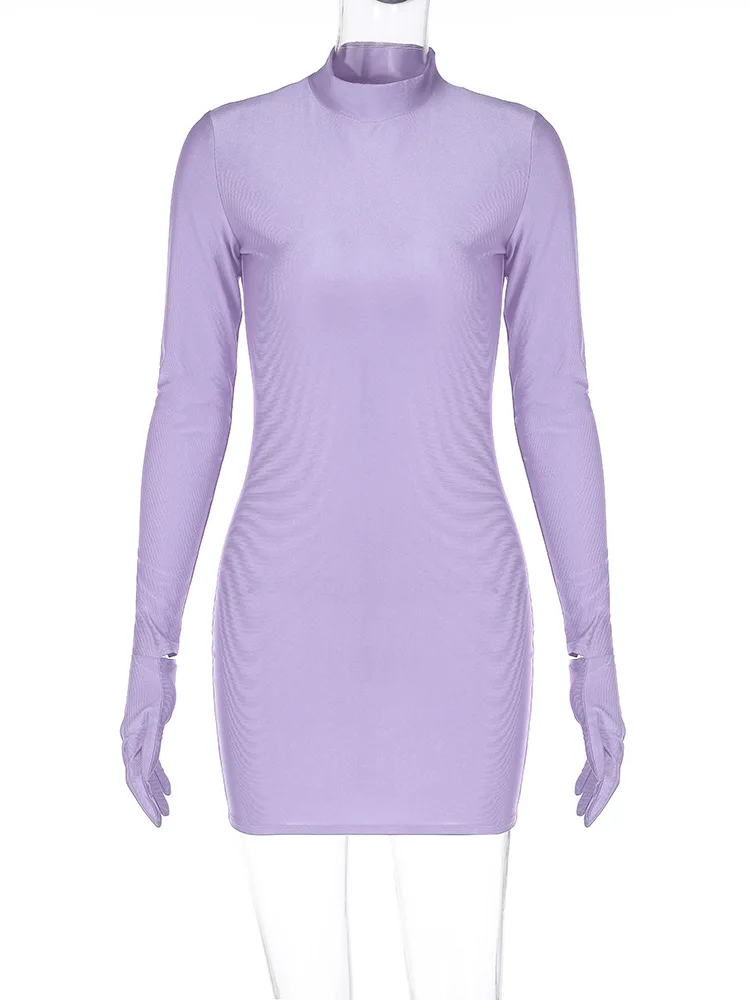 Элегантные Перчатки ФЛУОРЕСЦЕНТНОЕ цветное мини-платье для женщин сексуальная