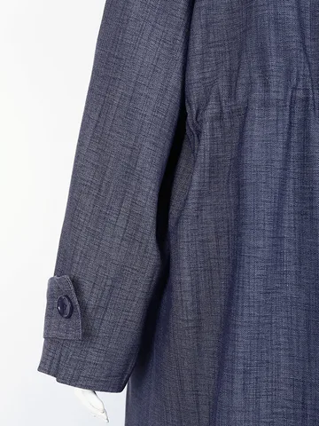 DNBS 2025 Усовершенствованный дизайн, тонкий плащ с двумя пуговицами, облегающий длинный пиджак с талией, подходит для весны и лета, однотонный цвет