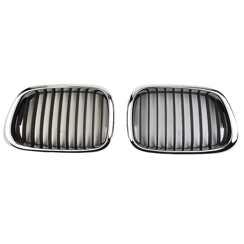 For Bmw E39 1998-2003 For Sedan 525 530 535 540 M5 Front Chrome Silver Outline Useful
