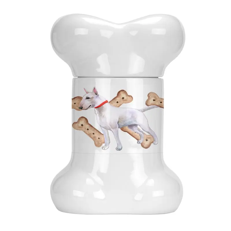 

CK2273BSTJ Bull Terrier Bone Shaped Treat Jar, , multicolor