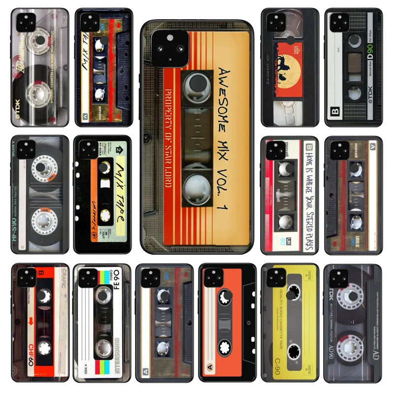 

Original Retro Cassette Tape Phone Case for Google Pixel 7 Pro 6A 6 Pro 5A 4A 3A Pixel 4 XL Pixel 5 6 4 3 XL 3A XL