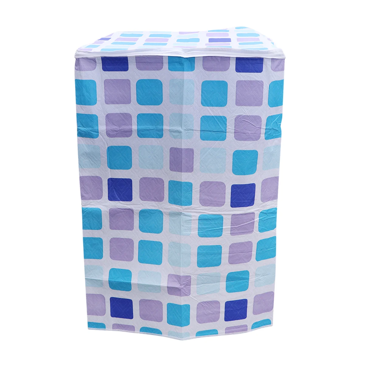 

1PC Washing Machine Cover Plaid Dryer Cover Washing Machine Case Washer Protector for Laundry Room Home