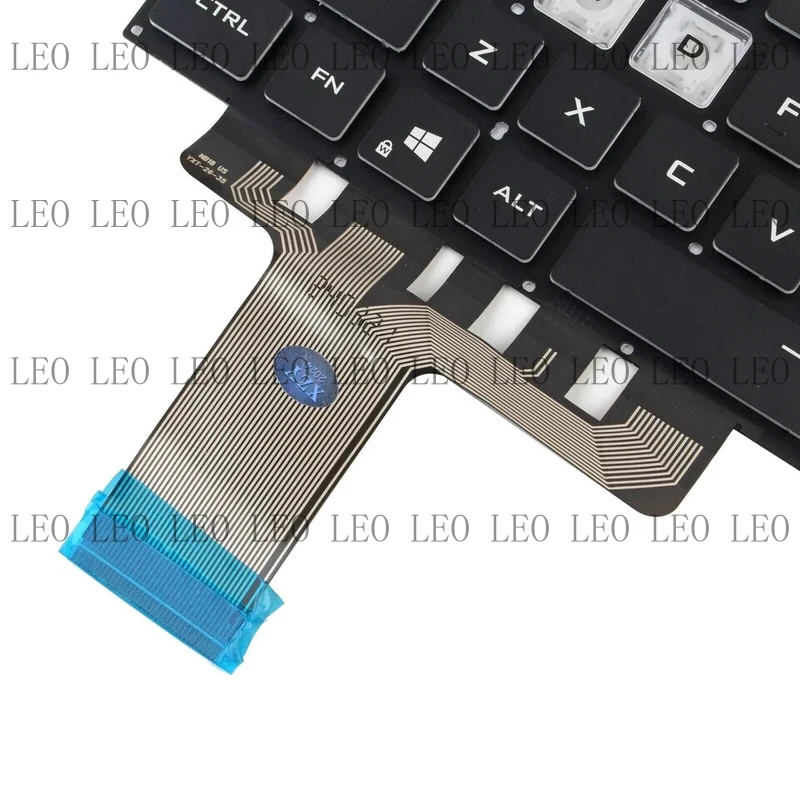Фото Клавиатура с американской раскладкой (US Layout) для Asus ROG Strix G17 G713 G713Q G713QE с RGB-подсветкой №2