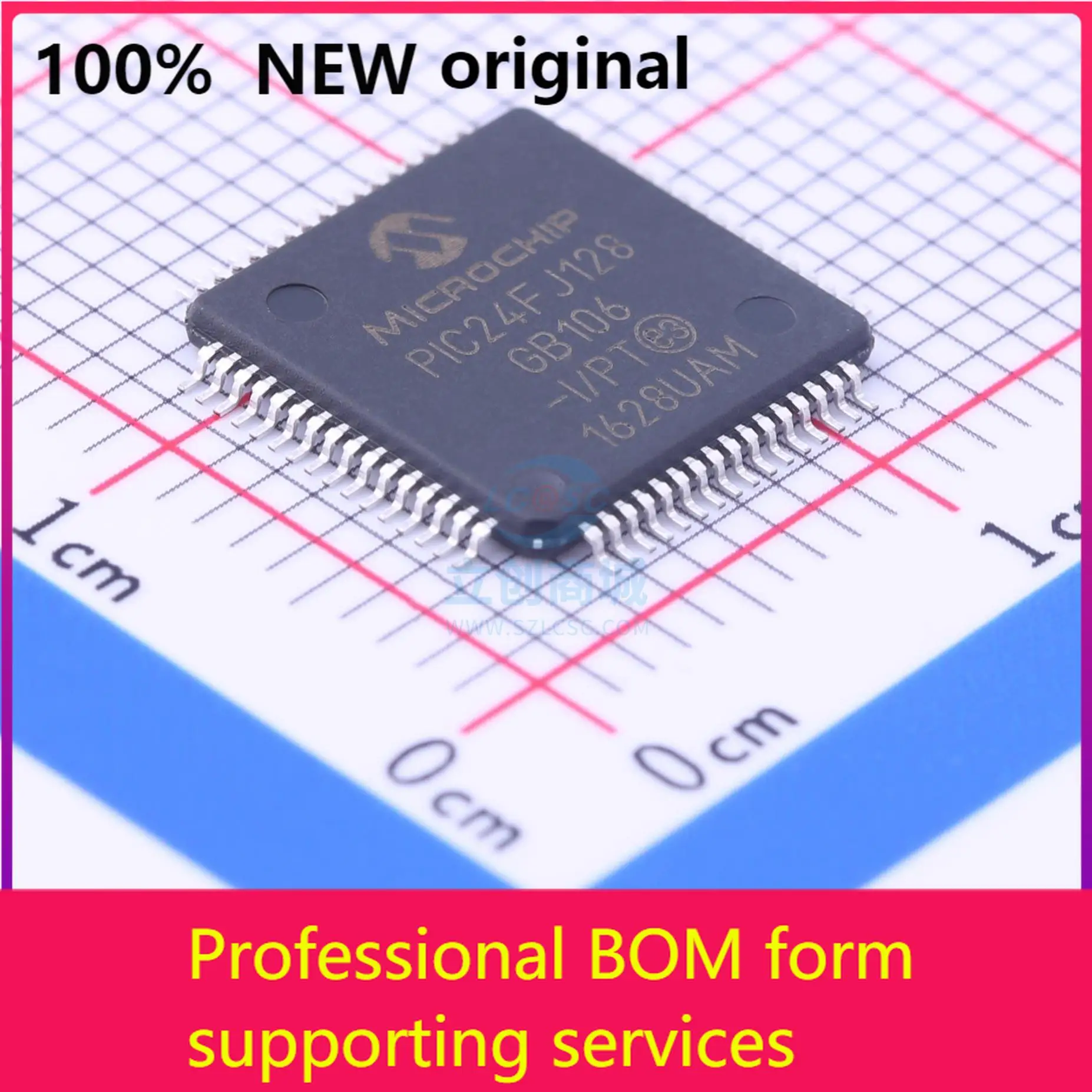 

PIC24FJ128GB106-I/PT PIC24FJ128GB106-I/P 100% original
