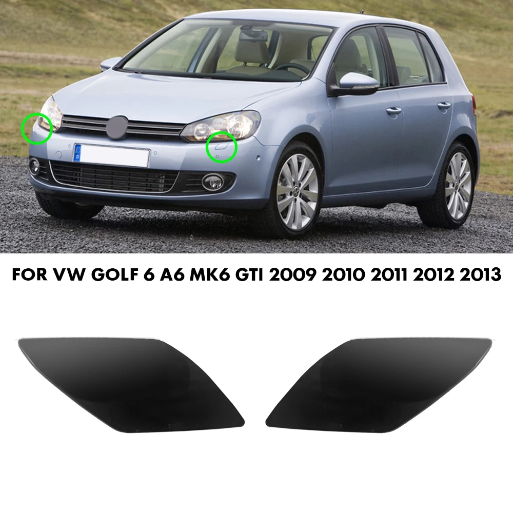 2x для VW Golf VI 6 MK6 Jetta 2008-2013 передний бампер фары омыватель форсунки струйный