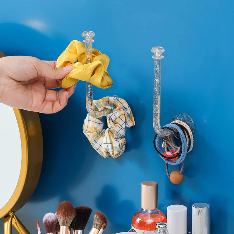 

Wall Mounted Necklace Hanger Home Organization Storage Hair Hoop Bracelets Jewelry Organizer Hooks For Bedroom Bathroom