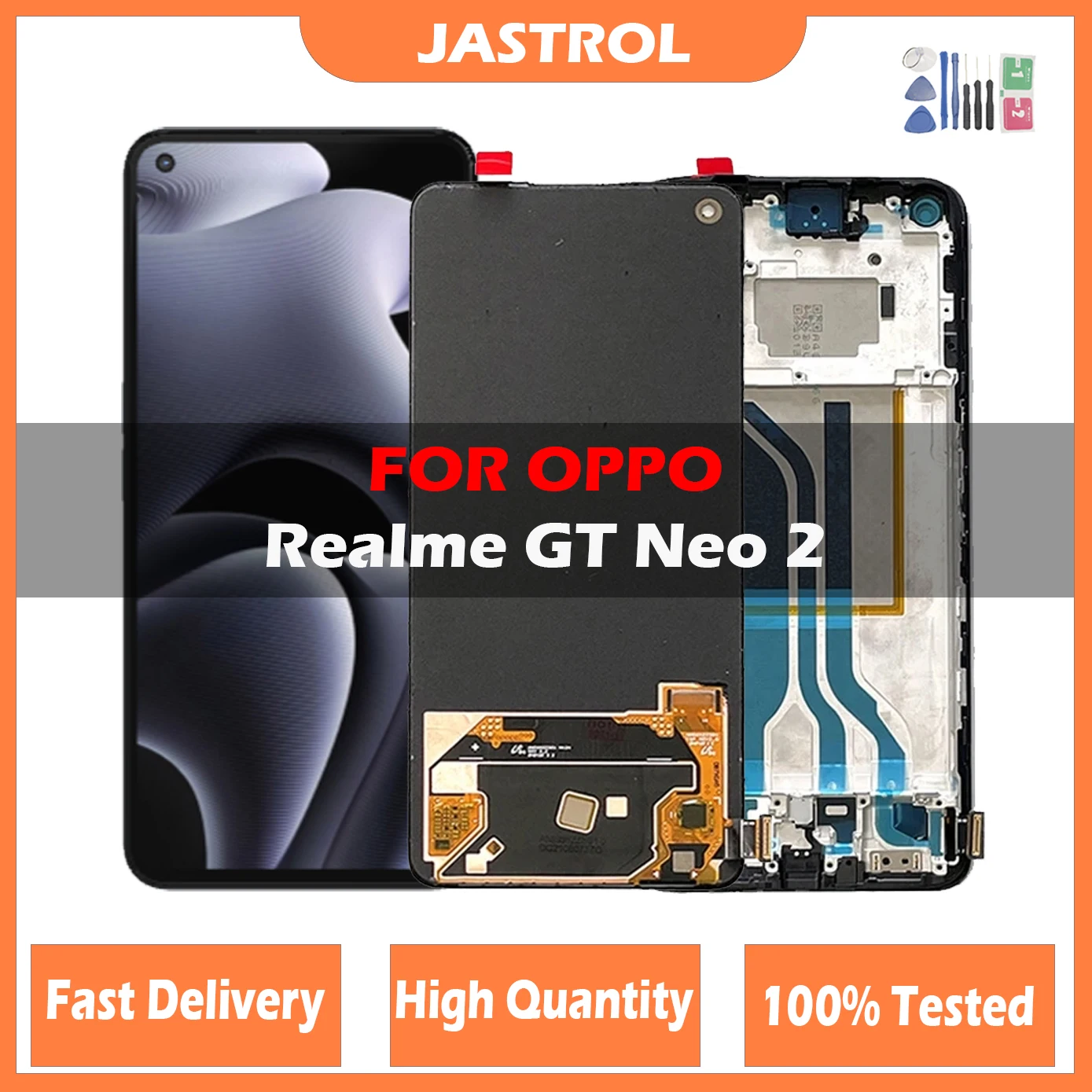 ЖК-дисплей 6 62 дюйма для Oppo Realme GT Neo2 RMX3370 с сенсорной панелью и дигитайзером Neo 2