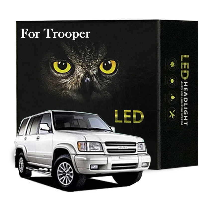 

14Pcs Car Led Interior Light Kit For Isuzu Trooper 1994 1995 1996 1997 1998 1999 2000 2001 2002 Dome Map Light Canbus No Error