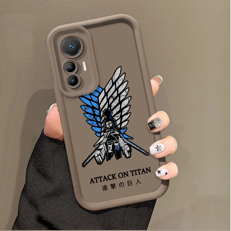 Логотип атака на Титанов для Xiao POCO 12T 11 F2 F3GT F4 F5 X X4 X5 M3 14 Pro GT 4G фотовспышка