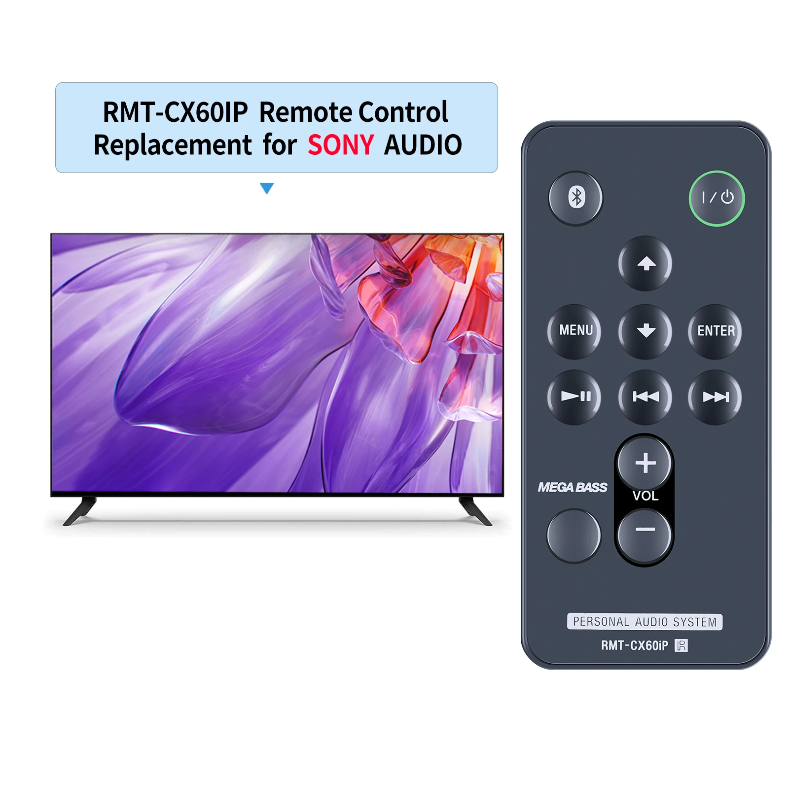 Пульт дистанционного управления RMT-CX60iP для аудиосистемы Sony RDP-X60iP RDPX60iP