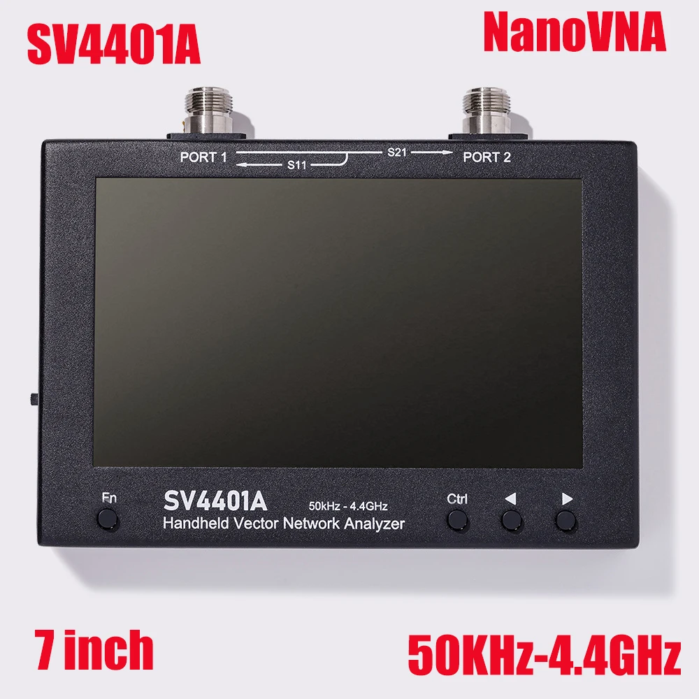SV4401A 7-дюймовый сенсорный ЖК-дисплей 50 кГц ~ 4 ГГц Векторный анализатор сети HF VHF UHF