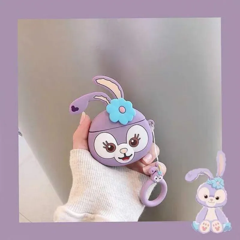 Милый защитный чехол для наушников с принтом Kawaii StellaLou Disney Apple Bluetooth беспроводной