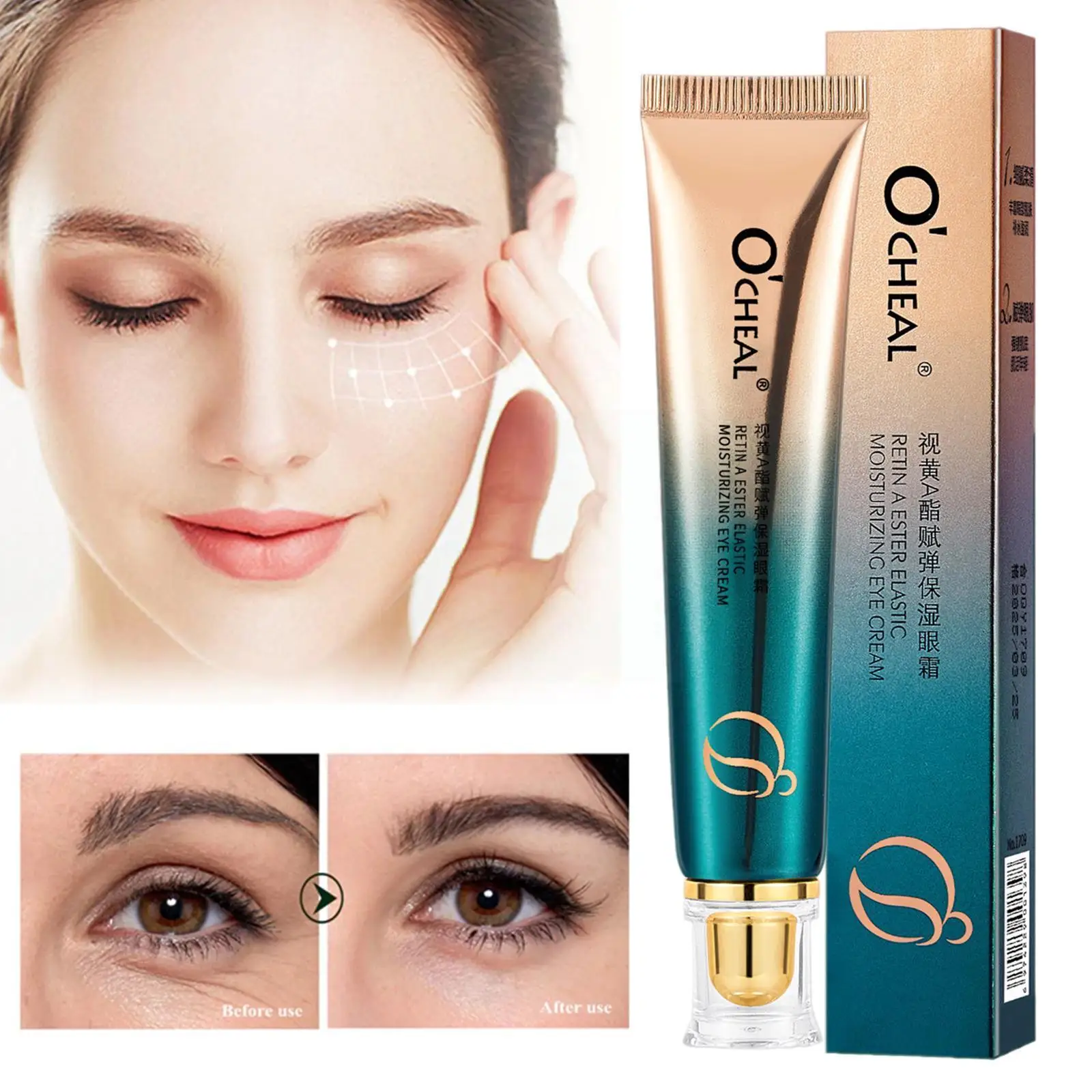 

Anti-wrinkle Eye Cream Fades Fine Lines Dark Circles Anti-aging Puffiness Care Eye Firmness Eye Bags Serum Remove Eye T5m7