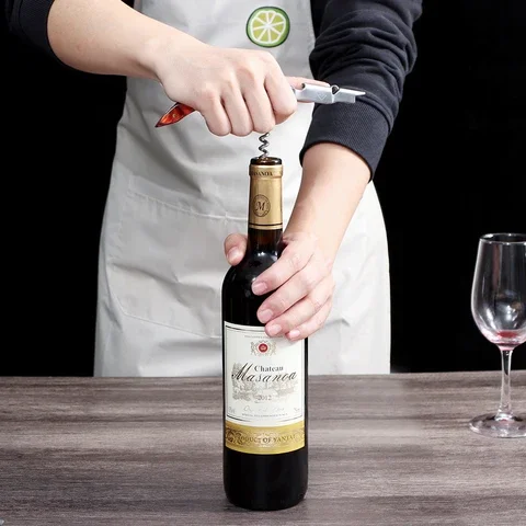 Профессиональный штопор для вина ручная открывалка аксессуары резки пива нож из