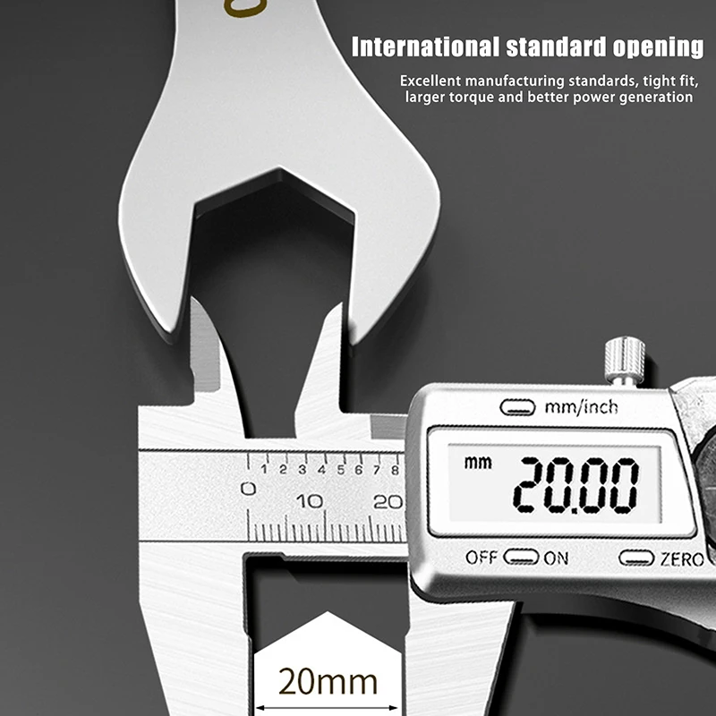 Серебряный ультратонкий гаечный ключ 3 мм 4-32