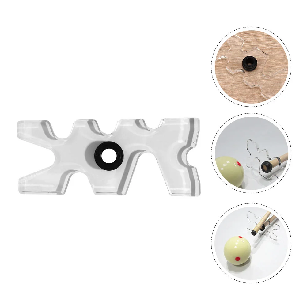 

Acrylic Snooker Pool Cue Rack Billiards Cue Rack Bridge Head Pole Rack Rest